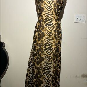 Leopard Print Maxi Dress